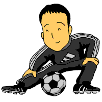 イラスト描いてみました 日本サッカー協会公認c級コーチ養成講習会に行って来ます